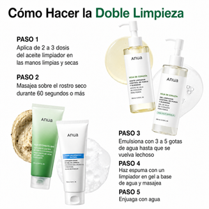 Óleo de Limpeza Facial Anua Heartleaf | Controle de Oleosidade