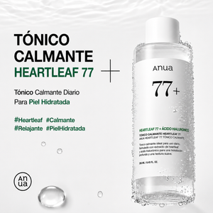 Tônico Facial Ácido Hialurônico Anua Heartleaf 77 Calmante