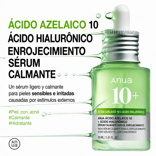 Sérum Ácido Hialurônico Anua Azelaico 10 | Pele Sensivel
