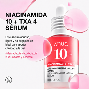 Sérum Niacinamida 10% + Ácido Tranexâmico 4% Anua