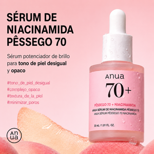 Sérum Niacinamida Anua Peach 70 | Extrato de Pêssego