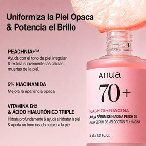 Sérum Niacinamida Anua Peach 70 | Extrato de Pêssego